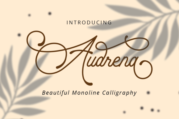 Audrena Font Review: Elegant Script for Brand Identity