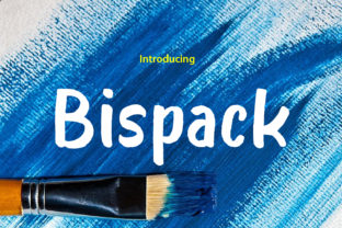 Bispack Font: Playful Display Type for Handmade Products