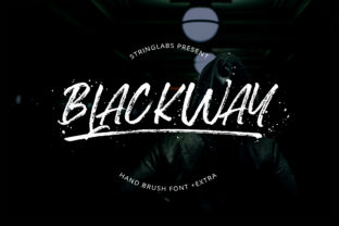 Blackway Font: Authentic Hand-Drawn Display Type
