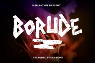 Borude Font: Textured Display Type for Small Business Branding