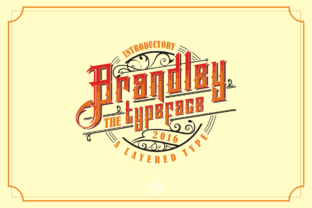 Brandley Font Review: A Layered Display Typeface for Nostalgic Branding