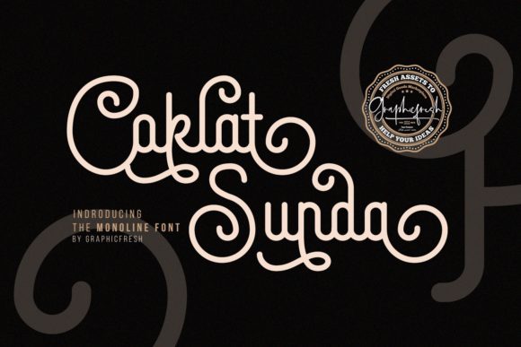 Coklat Sunda Font for Elegant Campaign Visuals