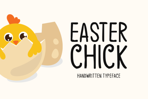 Easter Chick: A Playful Display Font for Creative Projects