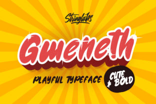 Gweneth Font Review: A Comic Display Typeface for Campaigns