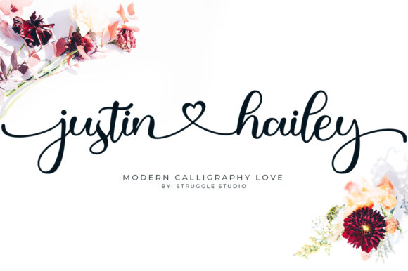 Justin Hailey Modern Font for Elegant Brand Identity Design