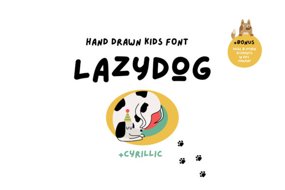 Lazydog Font: Sweet Handwritten Style for Editorial Design
