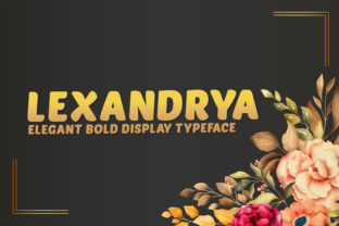 Lexandrya Font: Elegant Display Type for Editorial Design