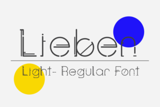 Lieben Font: Modern Display Type for Crafters