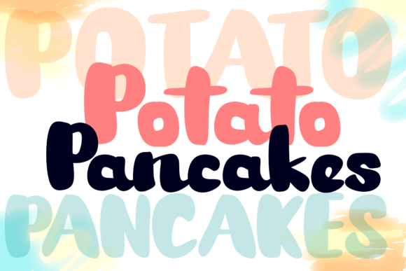 Potato Pancakes Font: Sweet Branding for Small Business