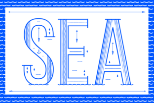Sea Font: Ocean-Inspired Display Typography for Web Design