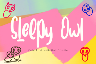 Sleepy Owl Font: Playful Display Typography for Digital Campaigns