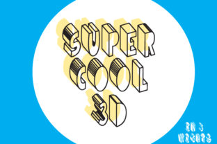 Super Cool 3D Font: Bold Display Type for Campaigns