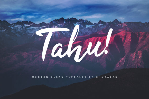 Tahu Font: A Bold Handwritten Typeface for Campaigns