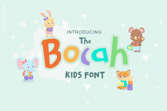 The Bocah Font: Bold Display Type for Campaigns